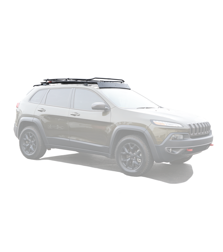 GOBI Stealth Rack for Jeep Cherokee KL w/ 40" LED Lightbar Setup & Sunroof