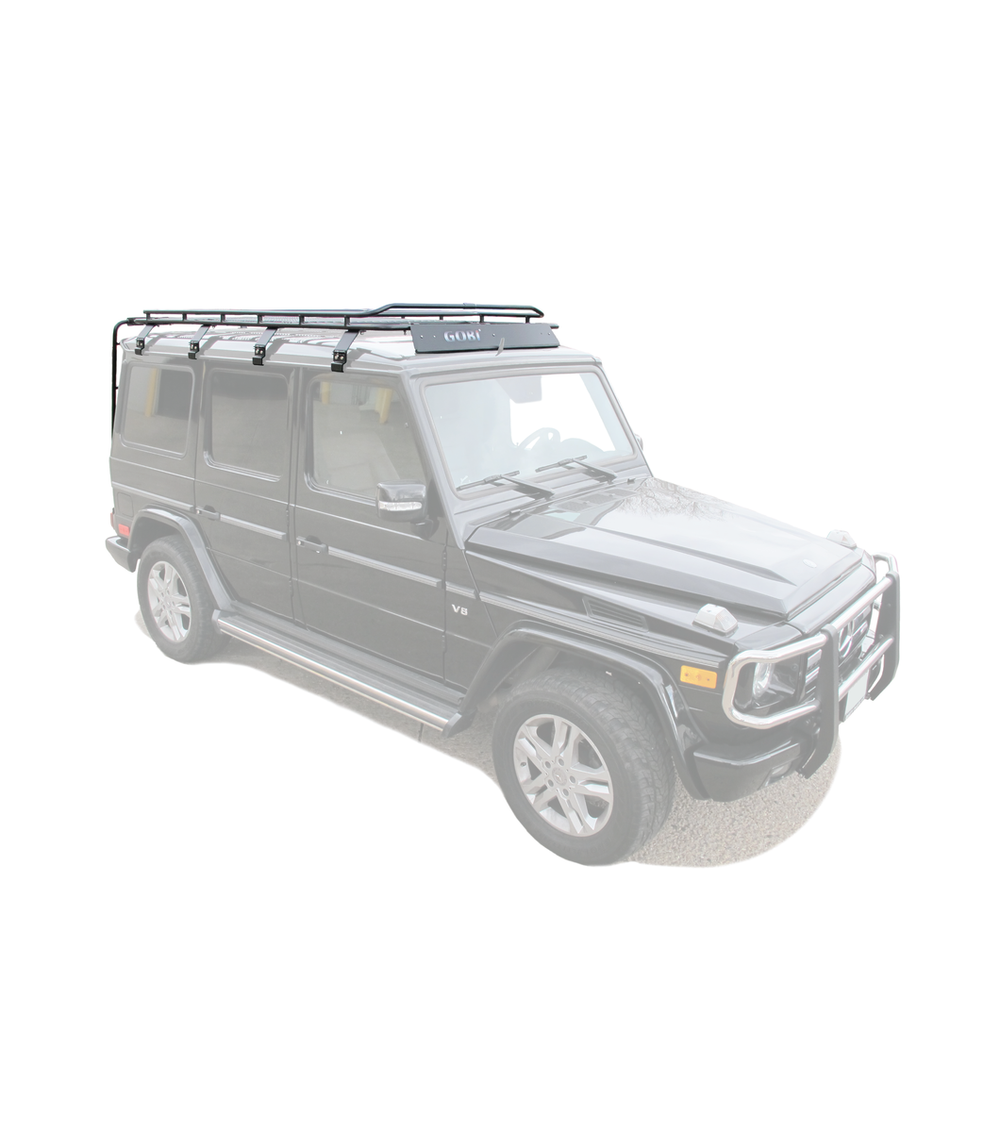GOBI Stealth Roof Rack for Mercedes G-Wagon w/ Lightbar Setup