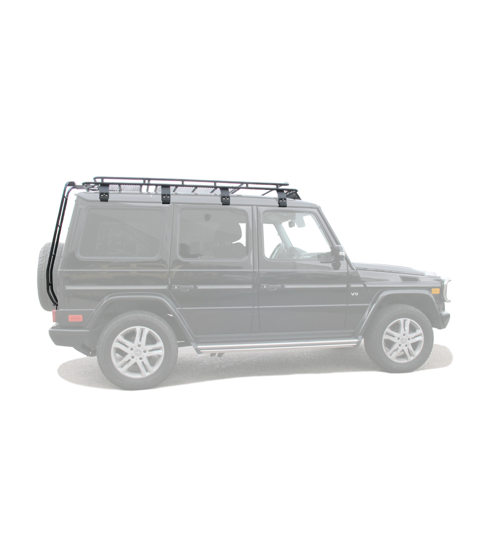 GOBI Stealth Roof Rack for Mercedes G-Wagon w/ Lightbar Setup