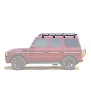 GOBI Stealth Roof Rack for Mercedes G-Wagon w/ Multi-Light Setup