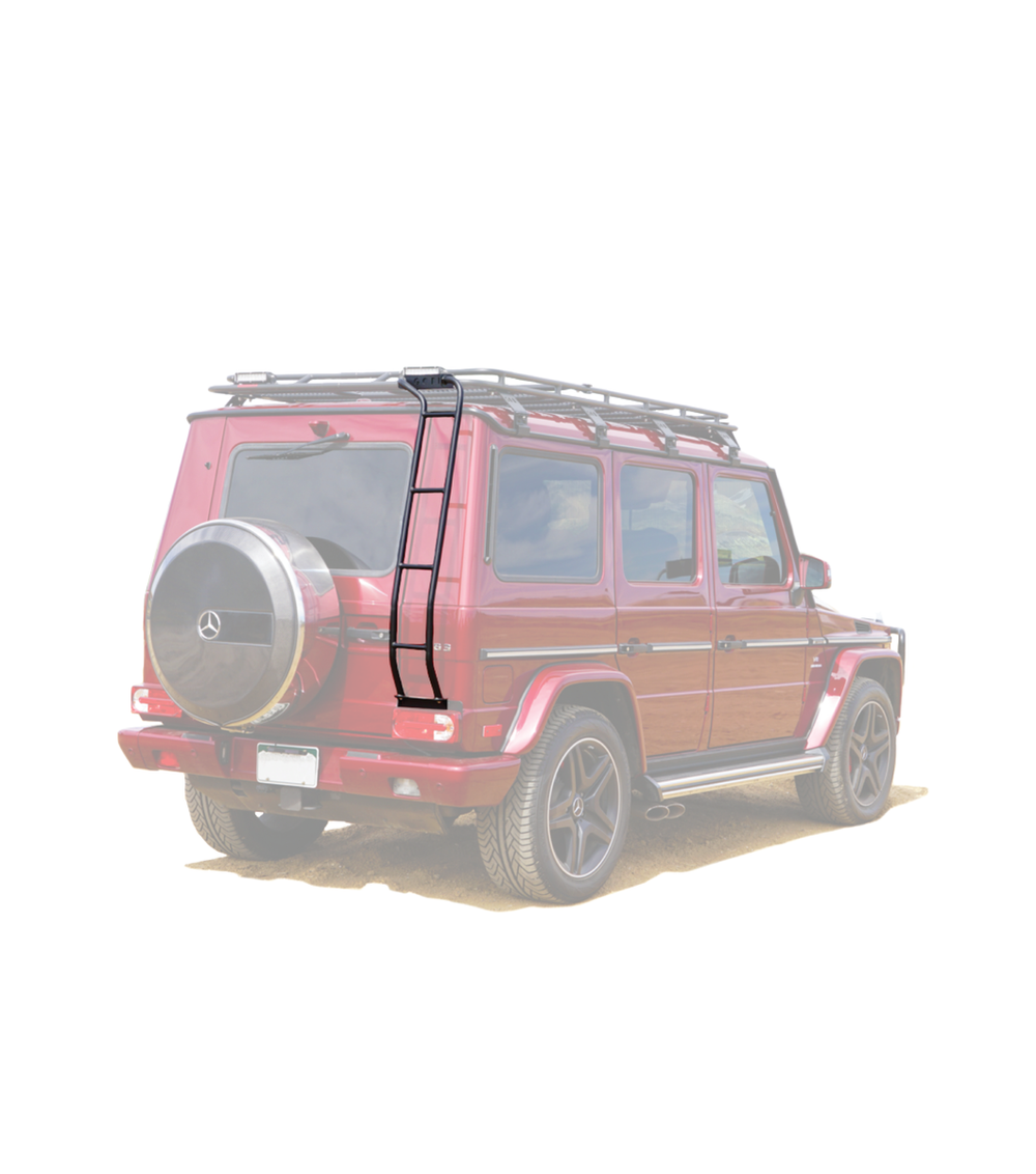 GOBI Stealth Roof Rack for Mercedes G-Wagon w/ Multi-Light Setup
