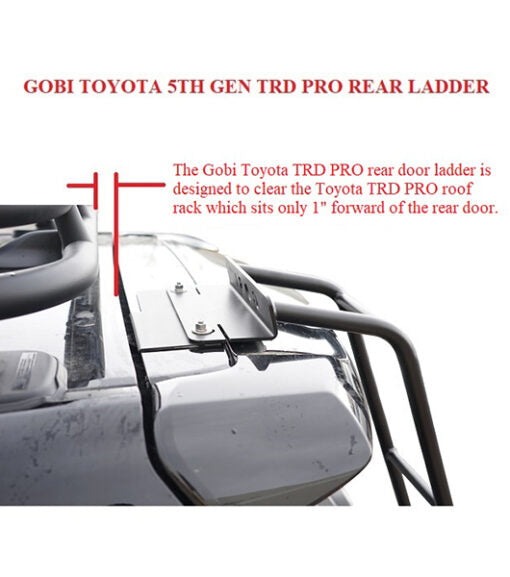 Toyota Sequoia Rear Mounting Points for Rear Mounted ladder