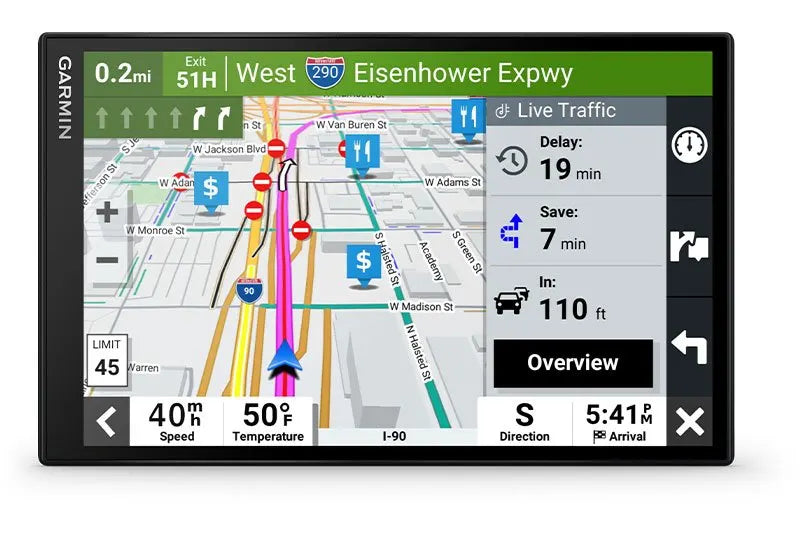 Garmin DriveSmart GPS Be Updated on the weather and traffic