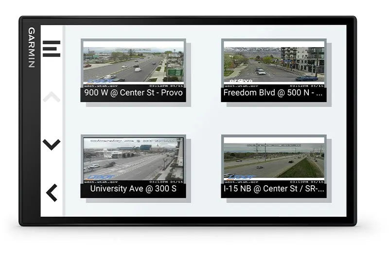 Garmin DriveSmart GPS Traffic Cams Feature