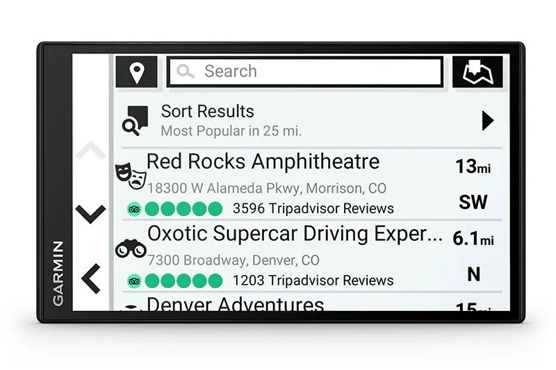 Garmin DriveSmart GPS  TripAdvisor App