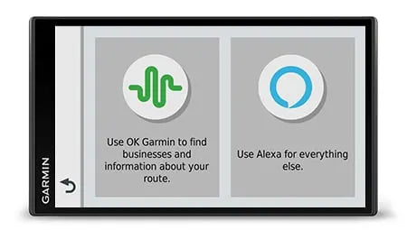 Garmin GPS  with Amazon Alexa Control it with your voice