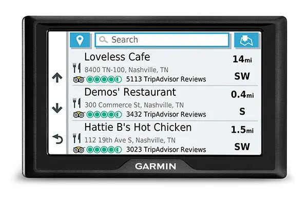 Garmin DriveSmart GPS TripAdvisor Feature