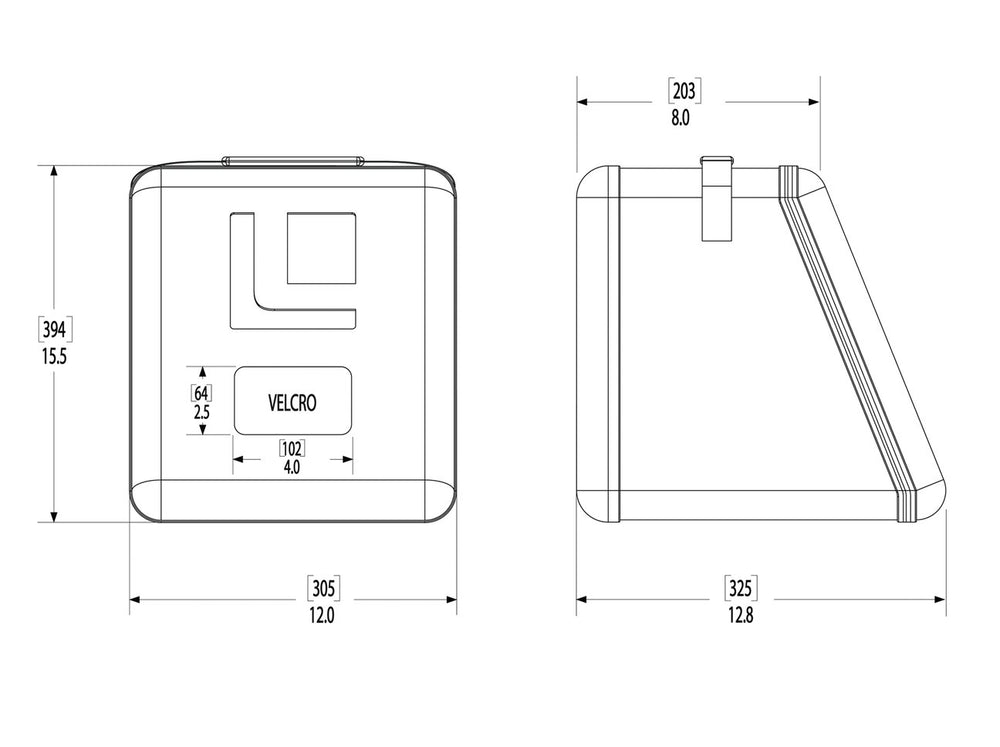 dimensions of Gear Bag - Camping, Fishing, Hunting Storage Bag - by Leitner Designs