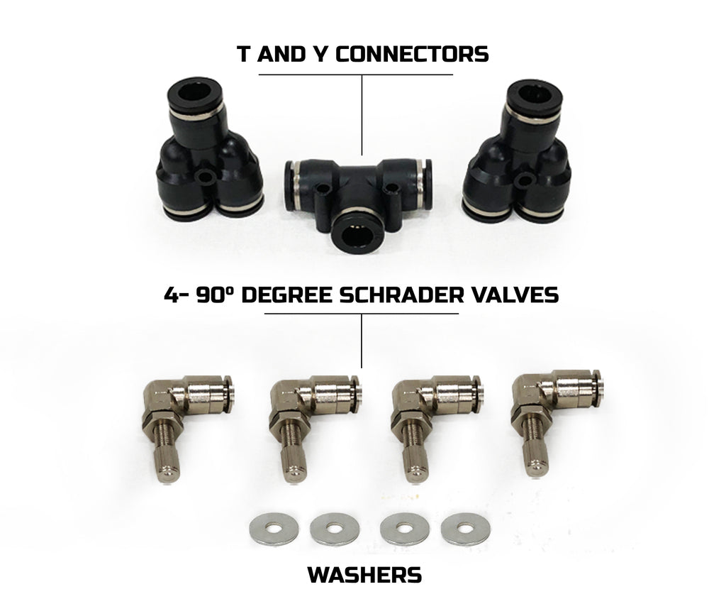 Gen 2 Connectores, Valves, and Washers.