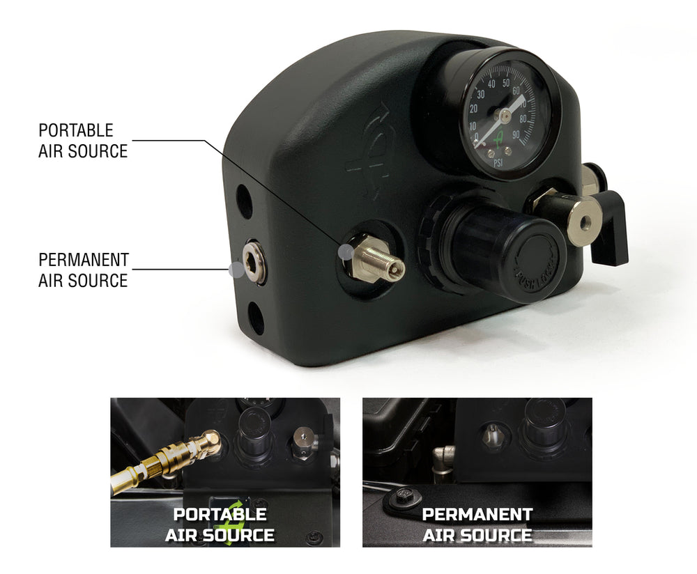 Up Down Air Tire Inflation Portable and Permanent Air Source