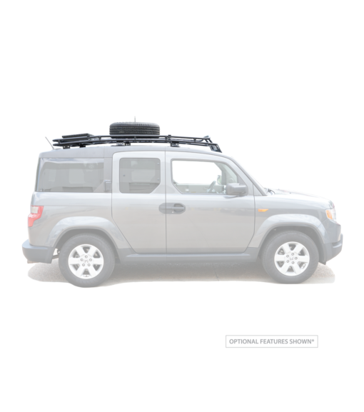 Side view of Gobi Stealth Roof Rack without Sunroof