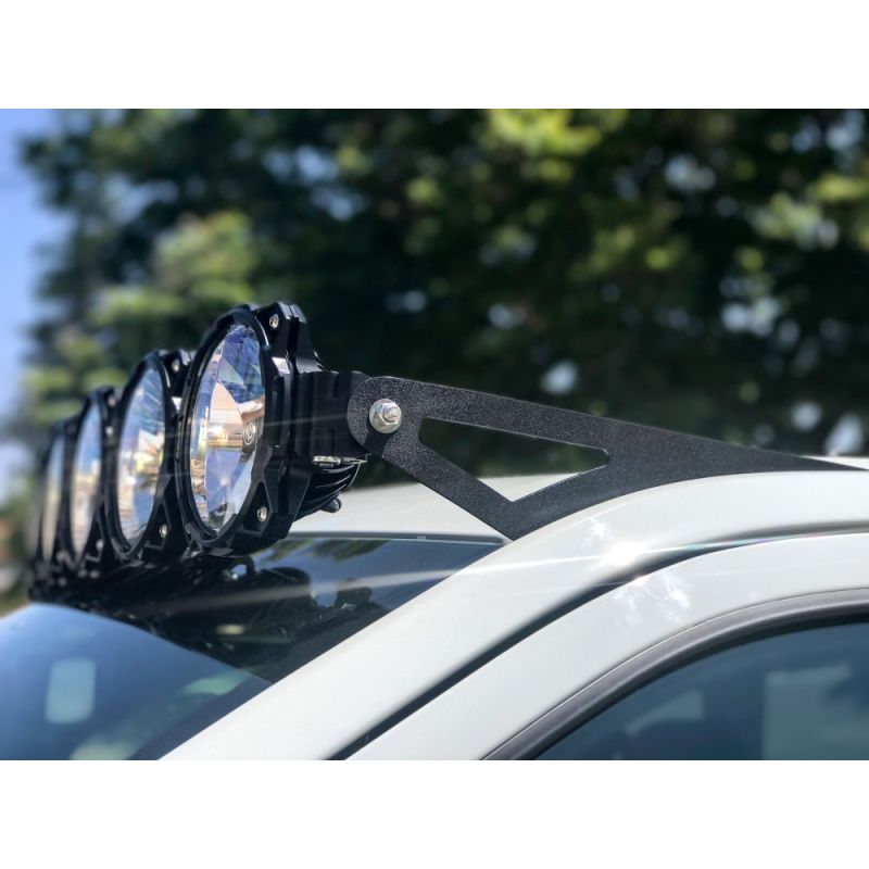 KC Hilites Gravity Pro6 LED 57 inches for Ford Raptor F150 2015 to 2021 Model mounted side view