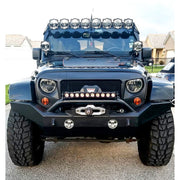 Mounted sample of KC Hilites Gravity Pro6 LED Single Pair Pack System