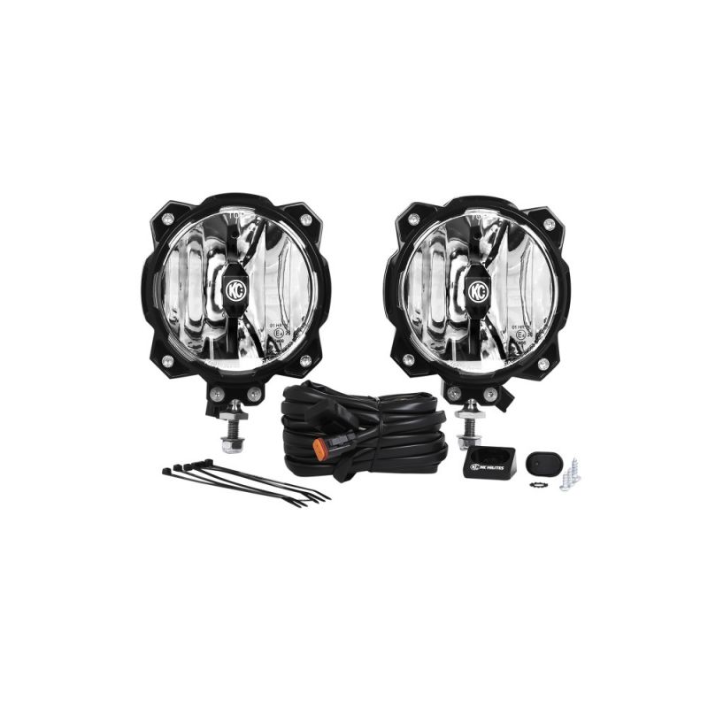 KC Hilites Gravity Pro6 LED Single Pair Pack System
