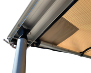 Guana Awning Open Corner Close Up