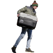 Guana Equipment Monteverde MV30 & MV50 Electric Portable Fridge/Freezer carried by person