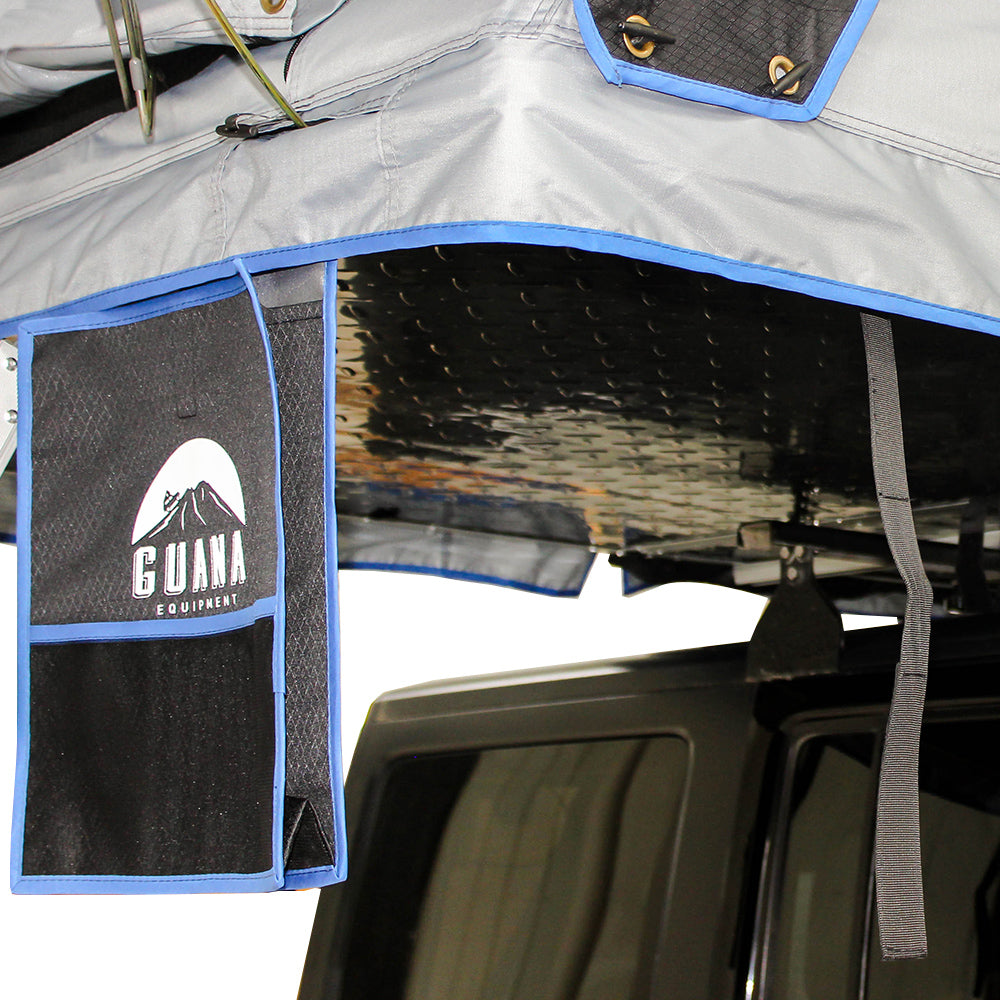 Guana Equipment Nosara 55" Roof Top Tent With Annex GE0003 Boot Bag And Base Plate View