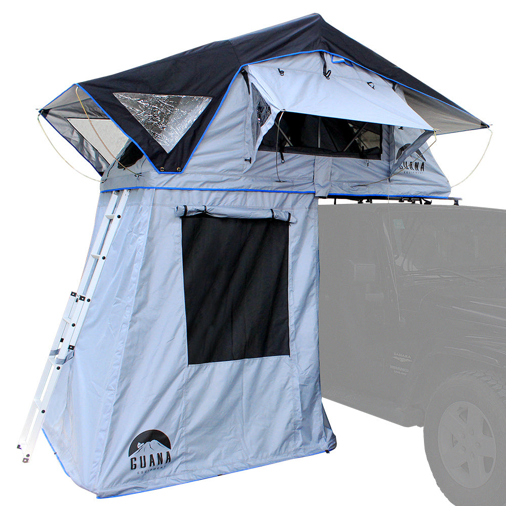 roof tent sahara Guana Equipment Nosara 55" Person Roof Top Tent Setup
