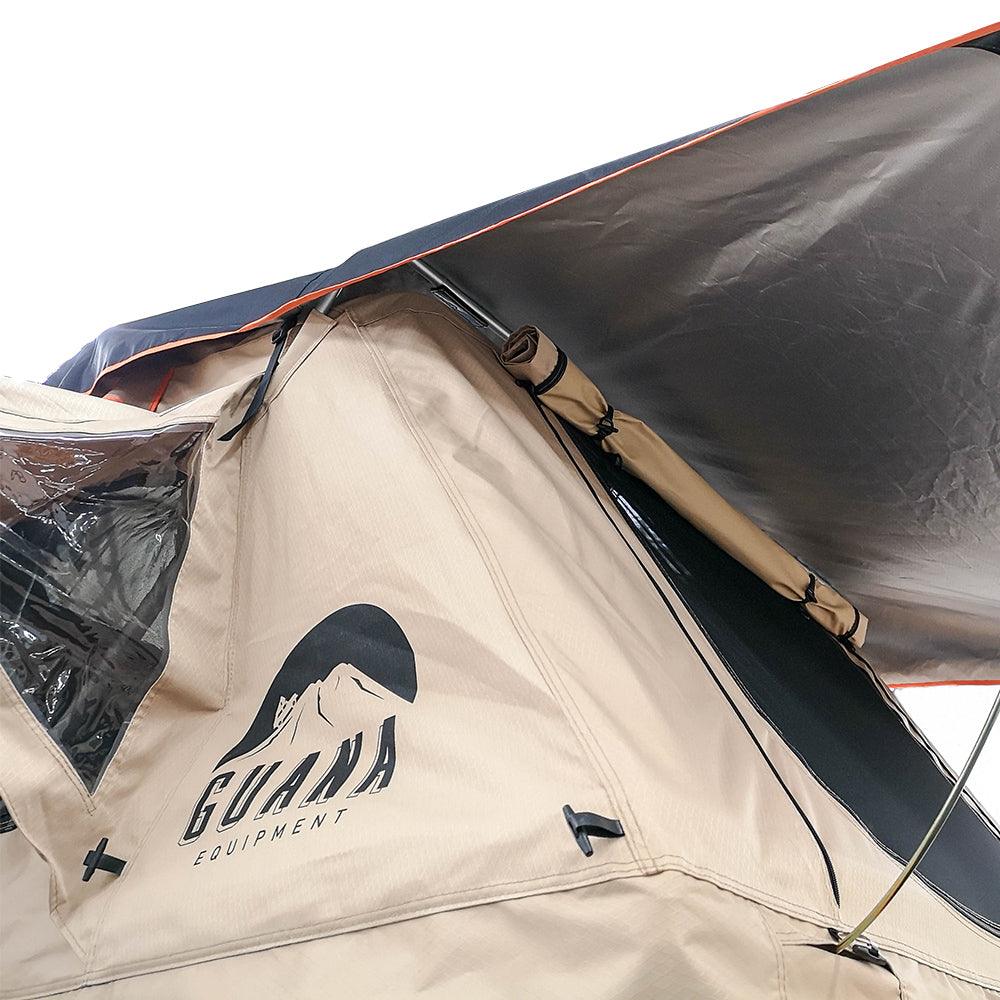 Guana Equipment Wanaka Roof Top Tent With XL Annex GE0001 Rainfly View