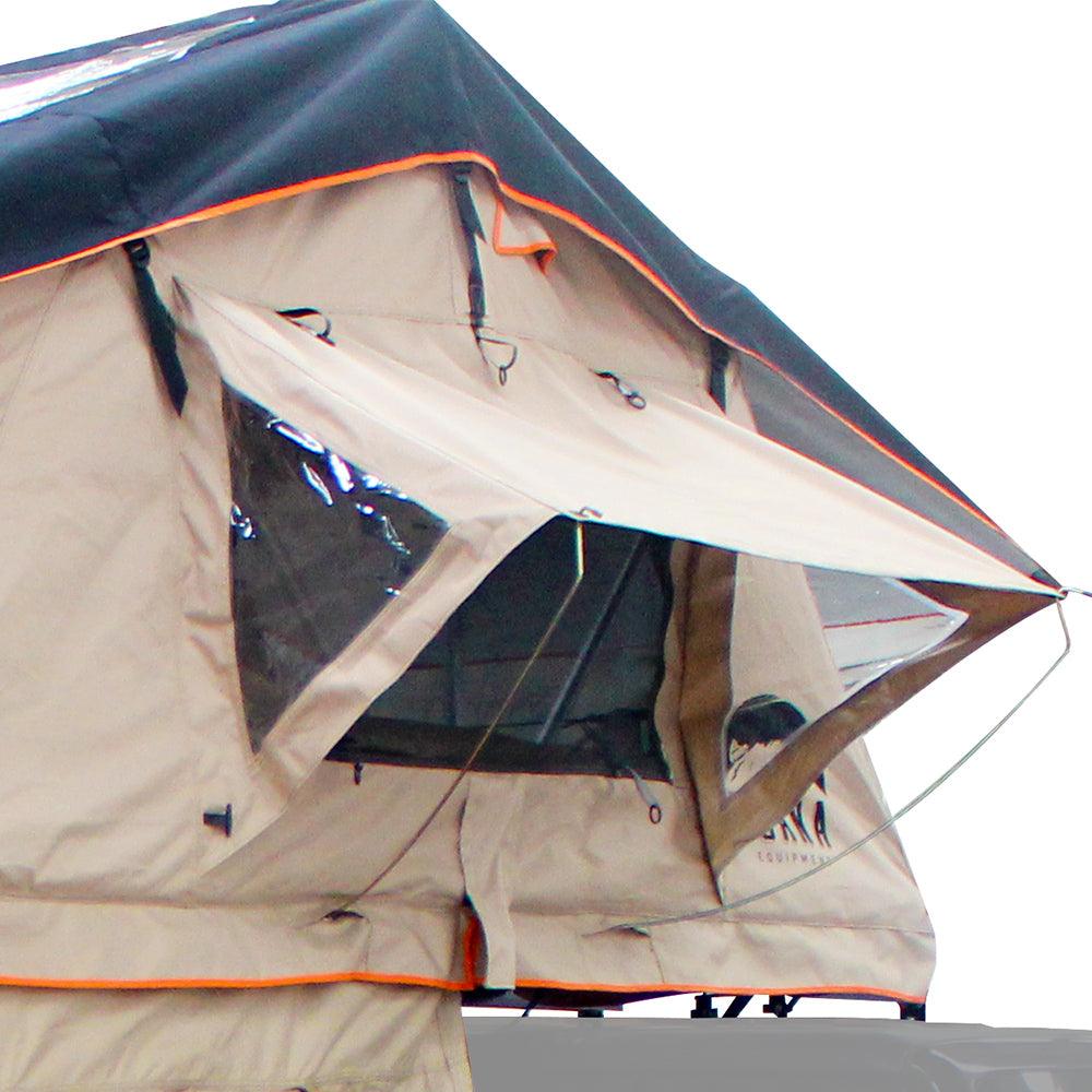 Guana Equipment Wanaka Roof Top Tent With XL Annex GE0001 Window Rainfly Window View