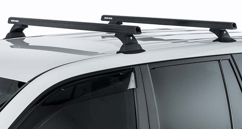 Heavy Duty RCH Black 2 Bar Roof Rack Honda CRV 4dr SUV 07 011