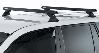 Heavy Duty RCH Black 2 Bar Roof Rack Honda CRV 4dr SUV 07 011