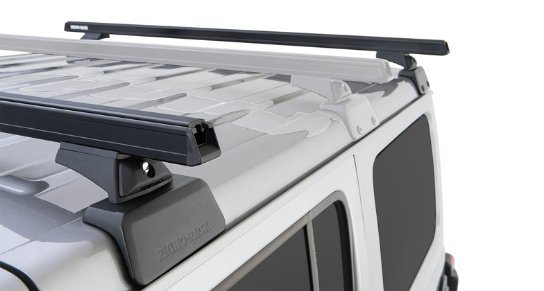 Heavy Duty RCL Black 2 Bar Rhino-Rack Backbone Roof Rack Car Accessory