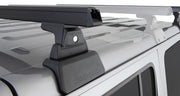 Heavy Duty RLT600 Black 2 Bar Rhino-Rack Backbone Roof Rack Cross Bars Heavy Duty