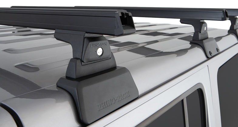 Heavy Duty RLT600 Black 3 Bar Backbone Roof Rack
