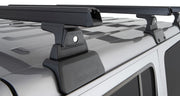 Heavy Duty RLT600 Black 3 Bar Backbone Roof Rack