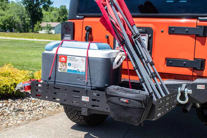 Hitch Cargo Basket in Use