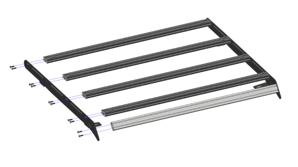 Multiple Crossbars to support the cargo weight evenly for Honda Talon 2-Seater by Prinsu Roof Rack