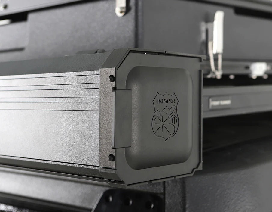Close Up Of The iKamper ExoShell Awning Hard Shell