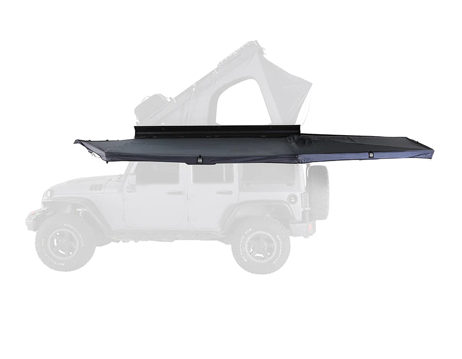 iKamper ExoShell Awning Without Legs Side View Of The Car