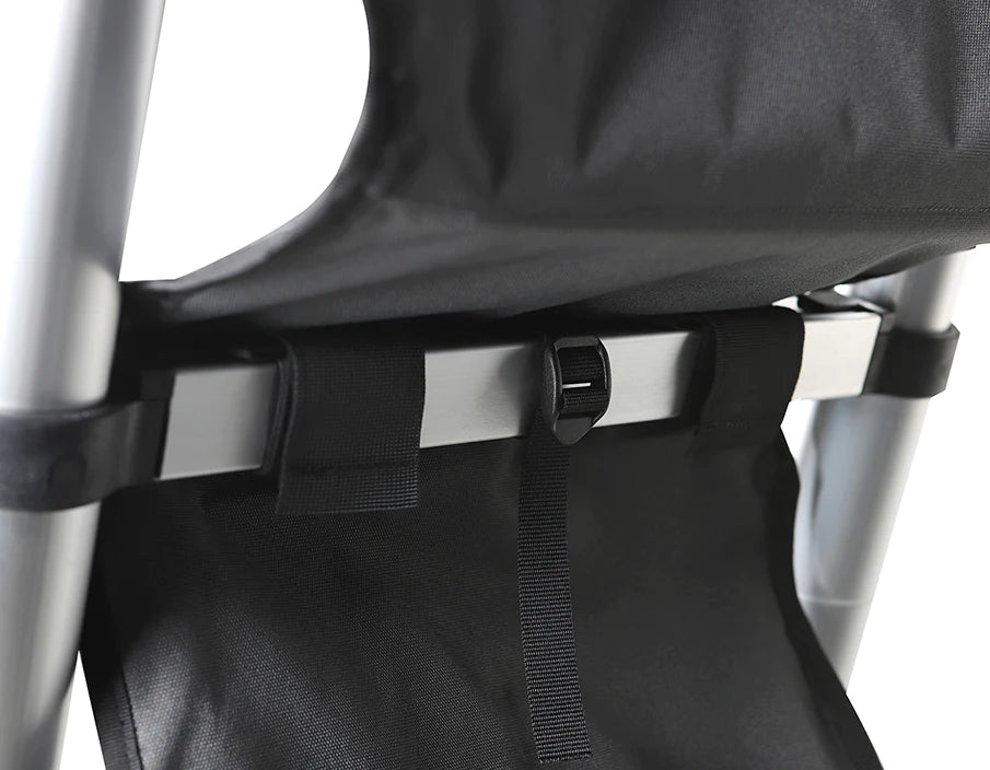 iKamper HC Steps Attached to the Ladder With a Velcro