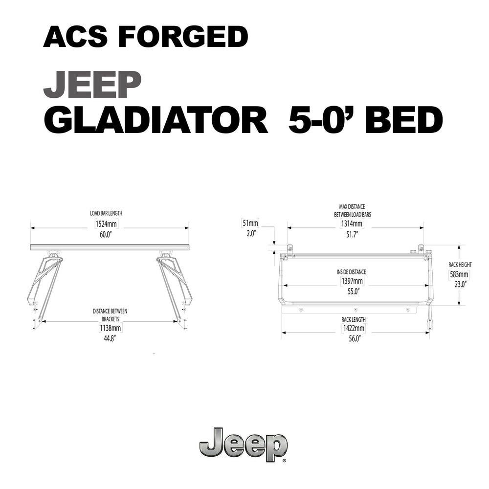 Leitner Designs FORGED Active Cargo System For 2020 Jeep GLADIATOR  
