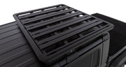 Channel on underside of front and rear extrusions
