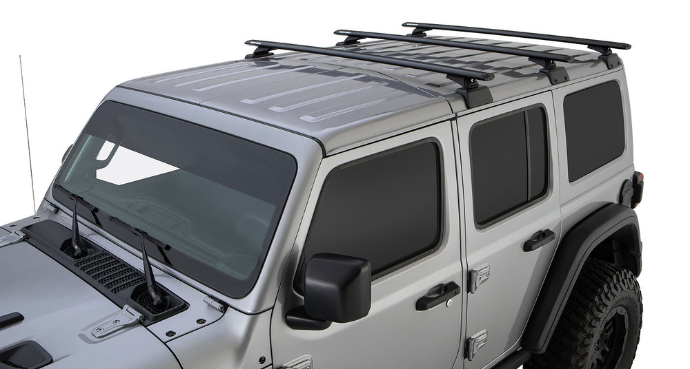 Rhino-Rack Vortex RCL 3 Bar Backbone Roof Rack JEEP Wrangler JL 18-24