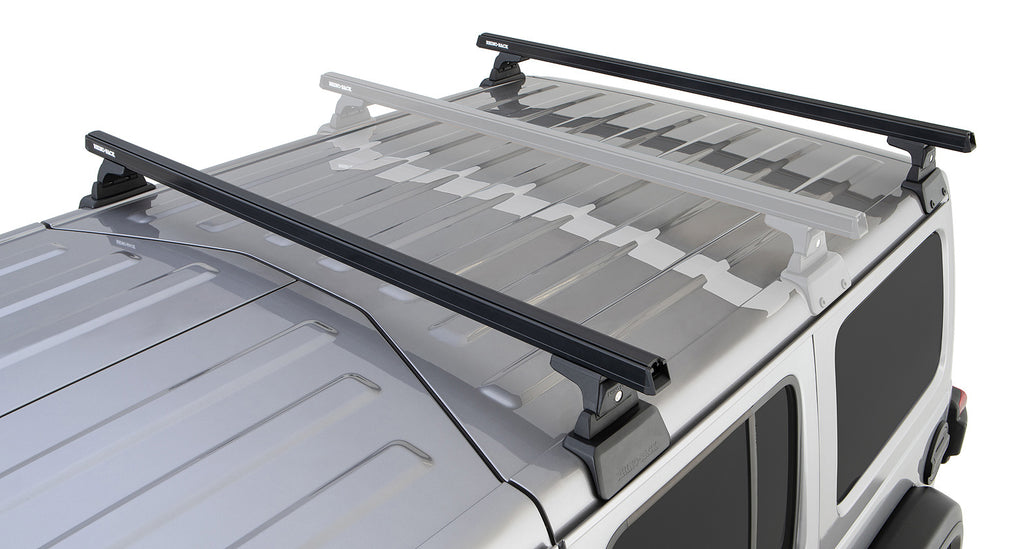 Rhino Rack Jl Rhino-Rack Heavy Duty RLT600 2 Bar Backbone Rack Wrangler JL 18-24 ...