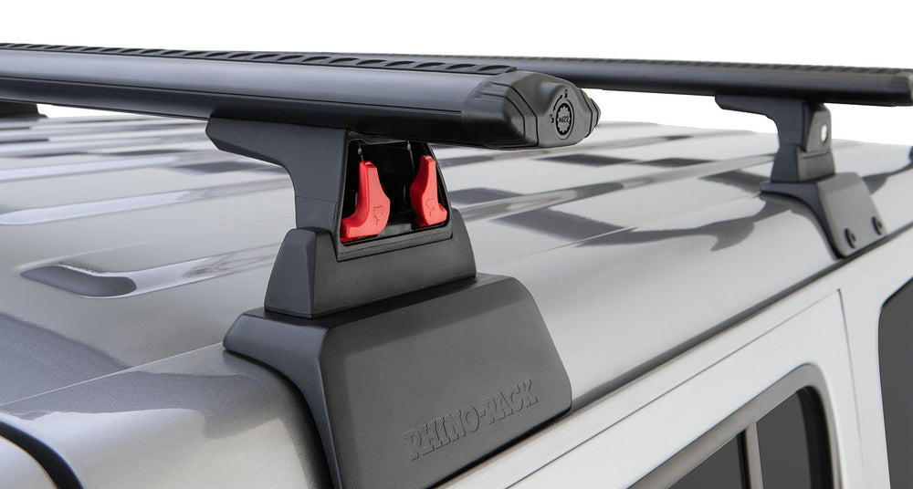 Rhino-Rack Vortex RLT600 2 Bar Backbone Roof Rack Jeep Wrangler JL 18-24