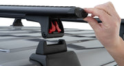 Rhino-Rack Vortex RLT600 2 Bar Backbone Roof Rack Jeep Wrangler JL 18-24