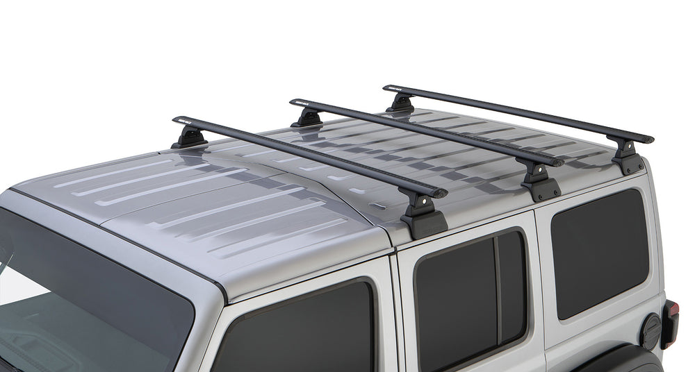 Rhino-Rack Vortex RLT600 3 Bar Backbone Roof Rack Jeep Wrangler JL 18-24