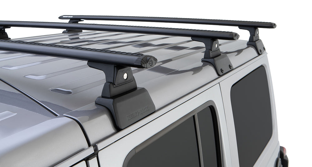 Rhino-Rack Vortex RLT600 3 Bar Backbone Roof Rack Jeep Wrangler JL 18-24