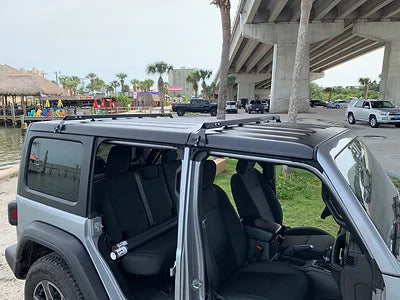 Jeep Wrangler JLU 4-Door Low Profile Cross Bar by SMS Auto Parts