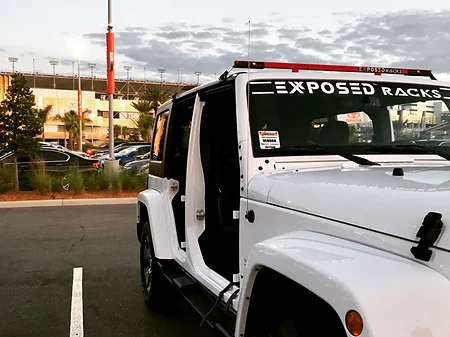 Jeep Wrangler Exposed Racks 9705 No Drill Hard Top Compatible