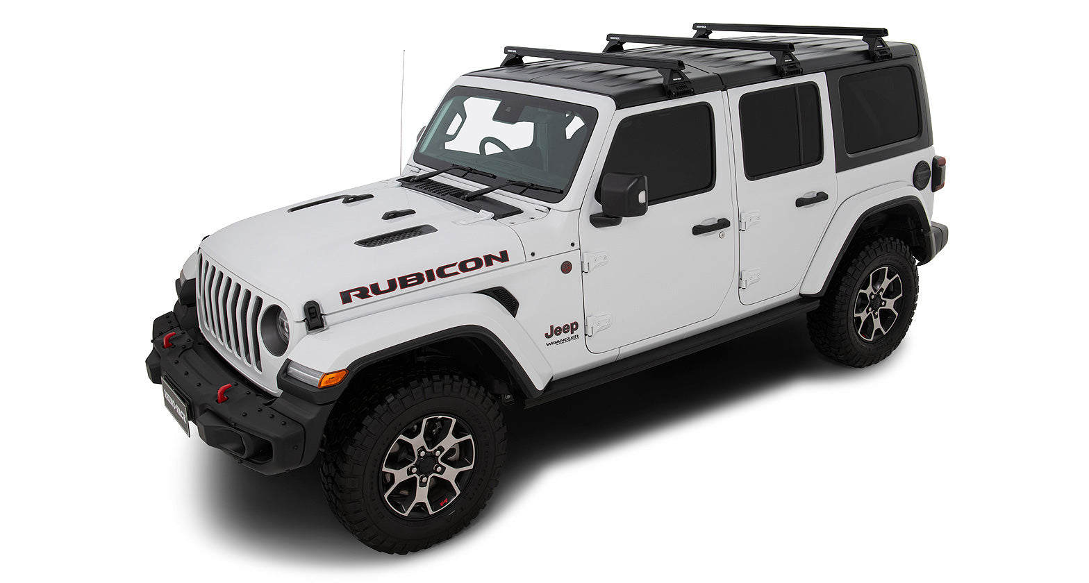 Rhino-Rack Heavy Duty RL110 3 Bar Roof Rack for JEEP Wrangler JL 18 to ...