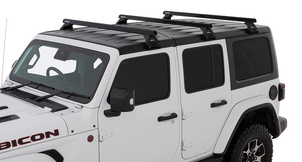 Rhino-Rack Heavy Duty RL110 3 Bar Roof Rack Jeep Wrangler JL 18-24