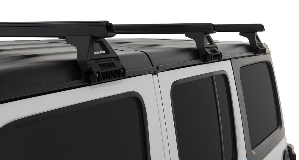 Rhino-Rack Heavy Duty RL110 3 Bar Roof Rack Jeep Wrangler JL 18-24