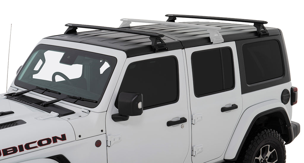 Rjl Rood Racks Rhino-Rack Vortex RL110 2 Bar Roof Rack Jeep Wrangler JL & Jeep ...