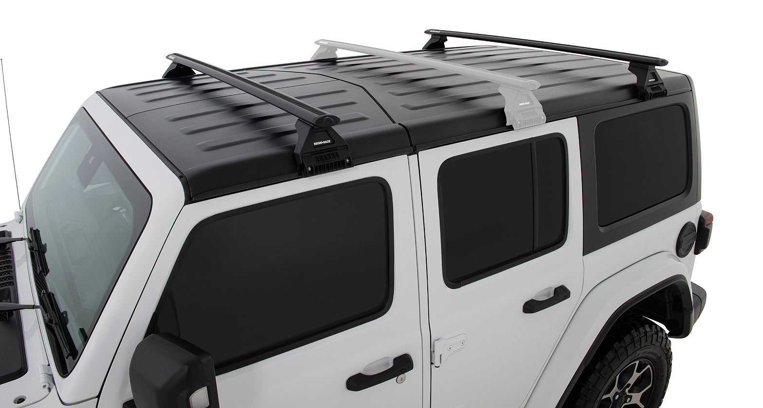 Rhino-Rack Vortex RL110 2 Bar Roof Rack Jeep Wrangler JL & Jeep